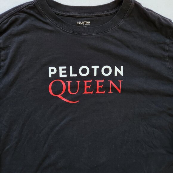 Peloton X Queen Colab Long Sleeve Shirt Black Workout Gym Men's Women's Large - Picture 10 of 10